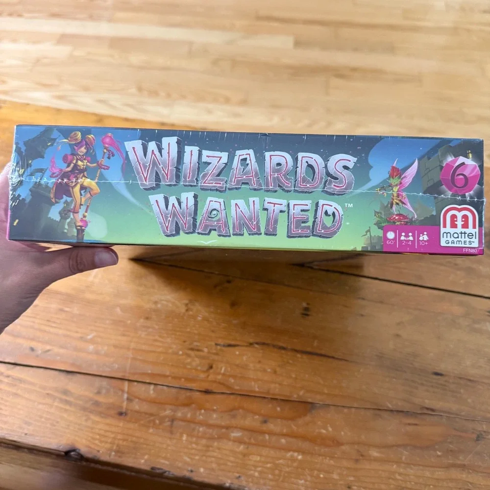 NIB WIZARDS WANTED By Mattel Games Board Game Fantasy Strategy Magic